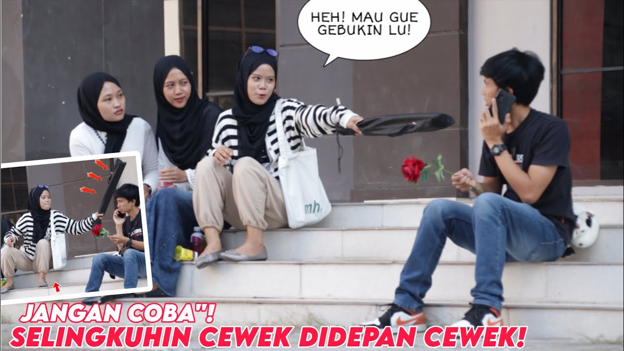 KAPOK GALAK! SELINGKUHIN CEWEK DIDEPAN CEWEK - Part12