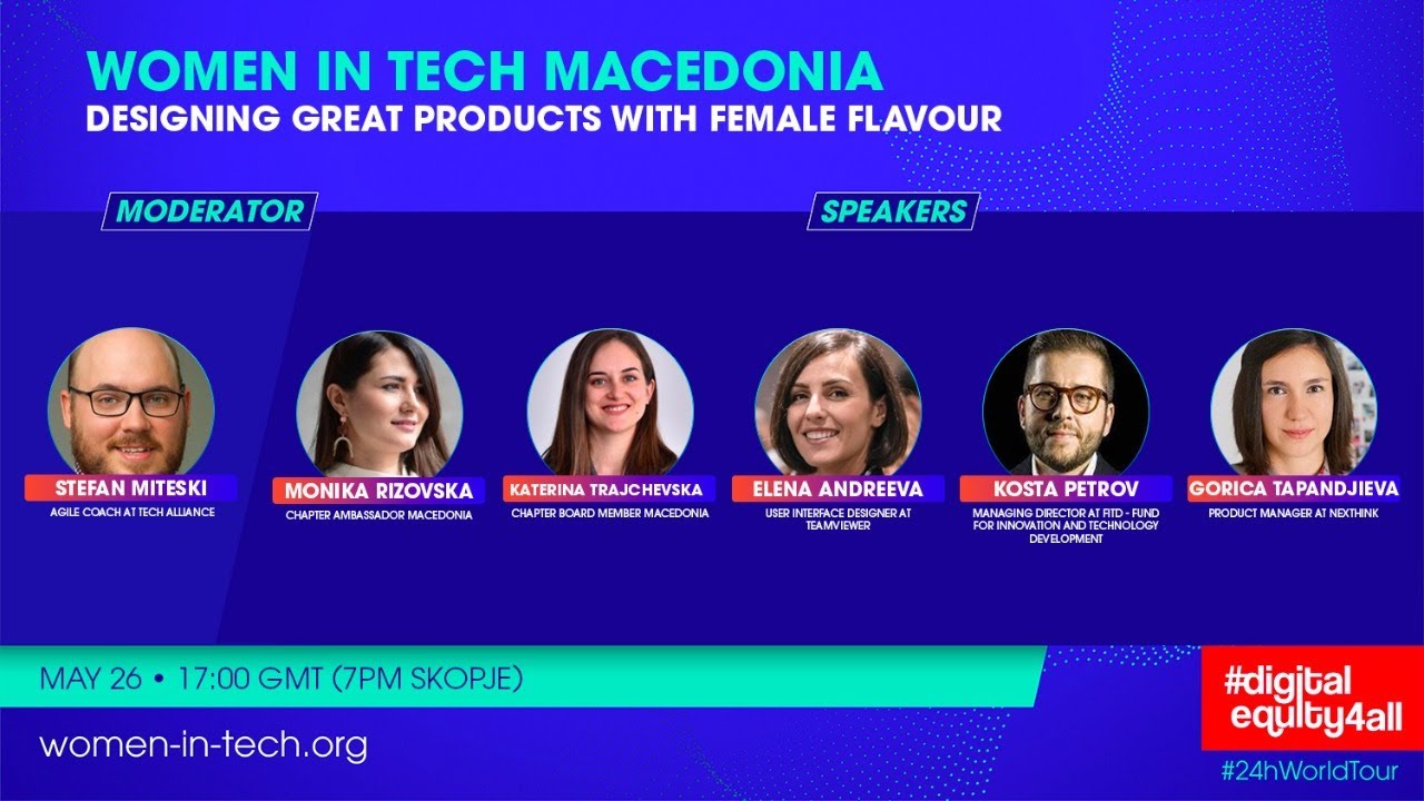 Women in Tech Macedonia - 24h World Tour - YouTube
