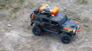 Xmods 1/28 Hummer H2 Crawler / outdoor truck trial 8