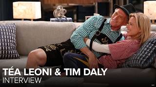 Real-life couple Téa Leoni, Tim Daly discuss co-starring in NBC sitcom 'Newlyweds'