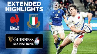 France v Italy | Extended Highlights | 2022 Guinness Six Nations