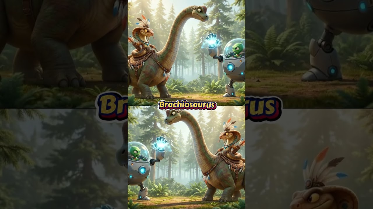 A B C D Аллигатор Медведь Кобра Дельфин – Животные сражаются с инопланетянами на динозаврах! Песе...