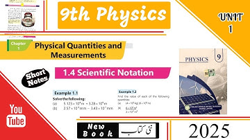 Scientific Notation | Rules & Examples | 9th Class Physics Chapter 1 | PTB 2025 New Book