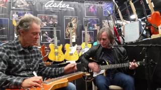 Jackson Browne and Greg Leisz at the Asher booth NAMM 2017 - "Lawyers Guns and Money" chords