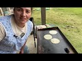 Riquísimo pescado fritos, Arroz, y Tortillas- Cocinando al aire libre