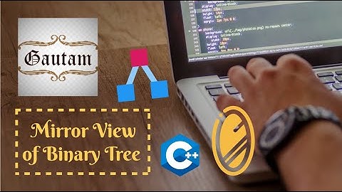 #4 Mirror View of Binary Tree | Convert a Binary Tree into its Mirror Tree | Mirror Tree