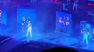50 cent MANY MEN - (Outfit change trick)50 cent final lap tour!  at the o2 London 21st November 2023
