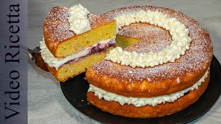 La torta preferita della Regina Victoria - Victoria Sandwich - Queen Victoria&#39;s favorite cake