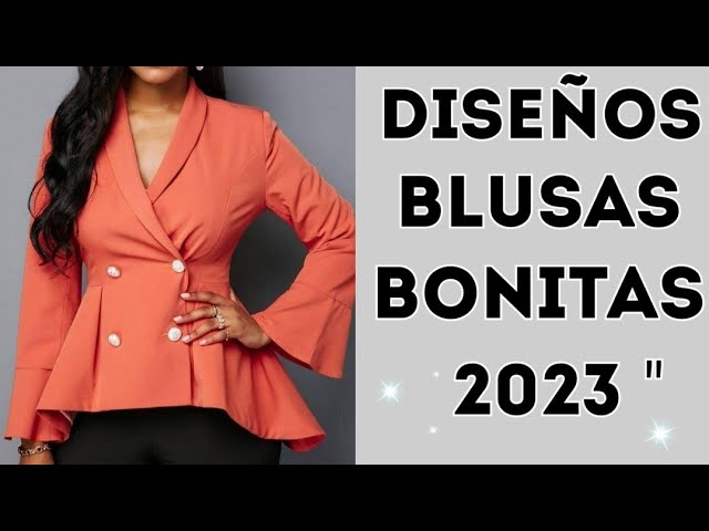 BLUSAS DE MODA BONITAS 2023 / NUEVOS DISEÑOS DE - YouTube