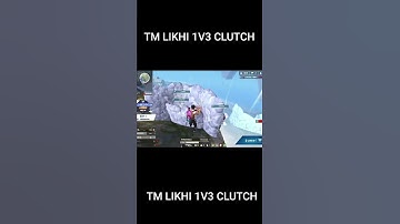 Rising Star From Team Mafias🤓😎|| TM? 1v3 Clutch In Tournament🤩🤓||TM Likhi 1v3 CLUTCH #shorts#tm 😱😱