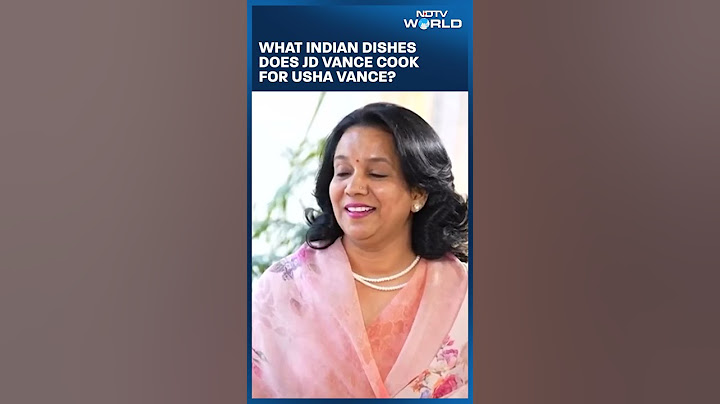 Usha Vance Interview | Usha Vance Shares A SneakPeek of JD Vance's Cooking Skills