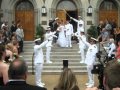 Navy Wedding Arch of Swords - Nick & Melanie Sword Arch