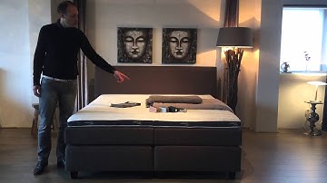 Boxspring Velda 3D slapenonline.nl. Een prachtige boxspring ter gelegenheid v/h 60-jarige bestaan