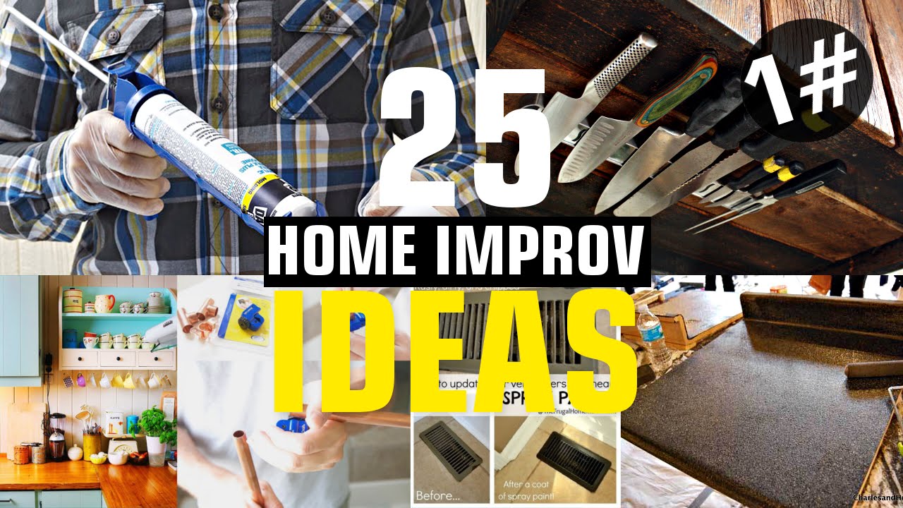 25 Home  improvement  ideas  1 YouTube 