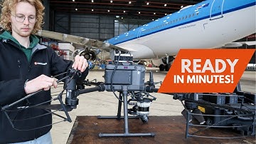 Setting up a drone for automated aircraft inspections - step-by-step hardware assembly