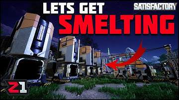 Lets Start AUTOMATING ! Smelters and Base Upgrades! Satisfactory Ep.2 | Z1 Gaming