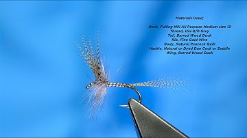 Tying the Quill Gordon with Davie McPhail