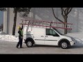 ErgoRack on a Ford Transit Connect - Prime Design Aluminum Ladder Racks