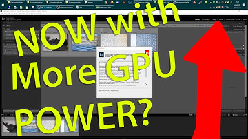 Lightroom Classic 2019 August update is faster with GPU power!