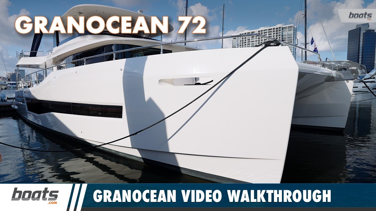 ⁣Granocean W72 - Incredible 32 Beam, stunning finish and more!