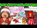 She's Quitting Adopt Me And Giving Away Her Adopt Me Pets! *Not Emotional*