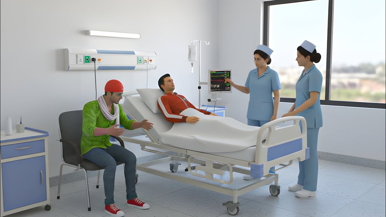 😭 Chacha ji Admitted in Hospital 😱🏥 in Indian Theft Auto Simulator 💥 New Update |