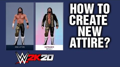 How To Create Seth Rollins Summer Slam Attire! WWWE 2K20