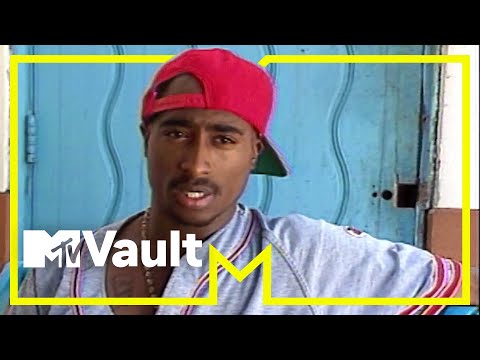 Tupac Behind The Scenes On "If My Homie Calls" | MTV Vault