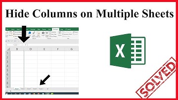 How to hide columns on multiple sheets in a workbook