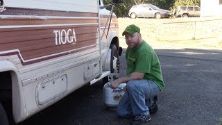 How To Divert RV Propane System To Portable Tanks