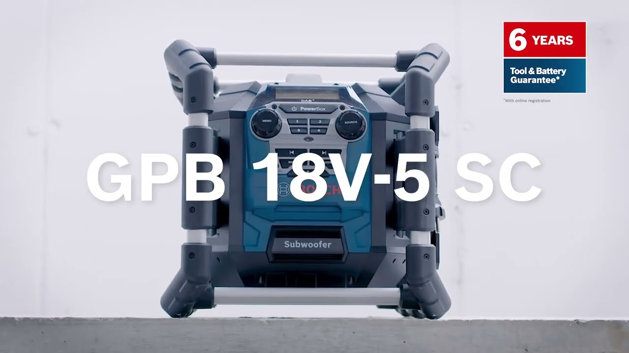 Bosch Radio: GPB 18V-5 SC Professional - YouTube