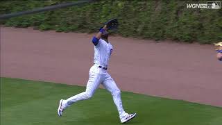 Kris Bryant, Jason Heyward Collide in the Outfield