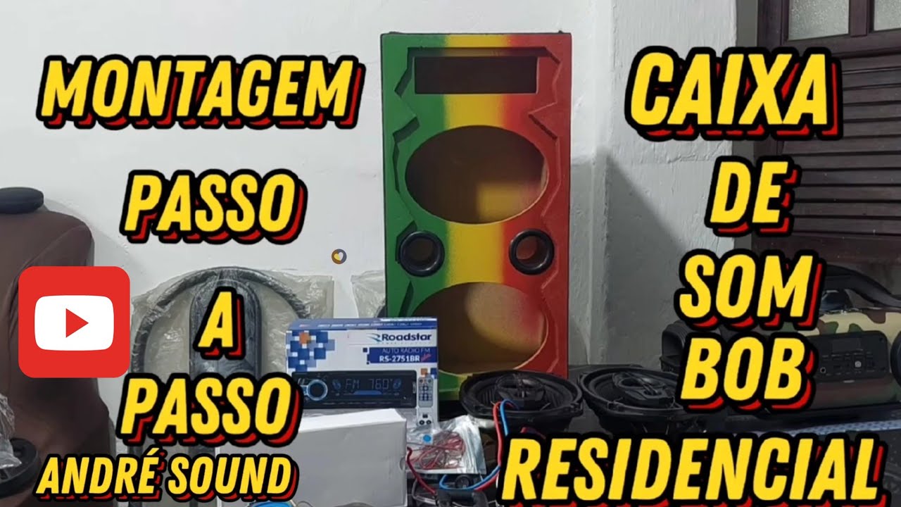 Caixa Bob Som Residencial Automoti Personalizada 6x9 Jholsom - R$ 1.719,99