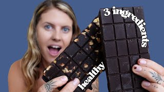 Irresistible Vegan Chocolate Bars: Easy 3-Ingredient Recipe! by Kira's Wholesome Life 275 views 5 months ago 2 minutes, 53 seconds