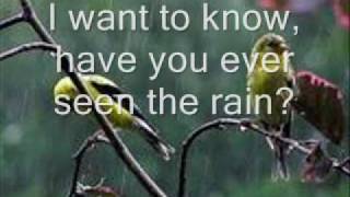 have you ever seen the rain - rod stewart chords