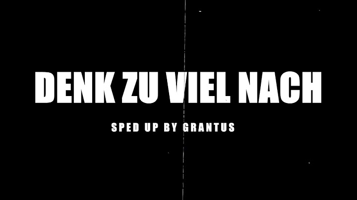Ufo361 - DENK ZU VIEL NACH🌹PERFECTLY​ SPED UP