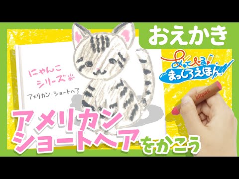 初心者・こども向け】簡単なアメリカンショートヘアの描き方 あそべる
