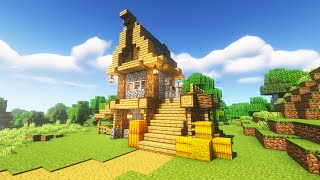 Minecraft: How To Build Easy Starter House Tutorial 🏠✅