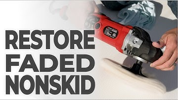 Compound Non Skid with a Rotary Polisher!