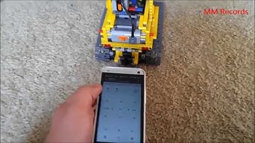 HTC One (M7) + LEGO Power Functions Using the HTC One infrared remote