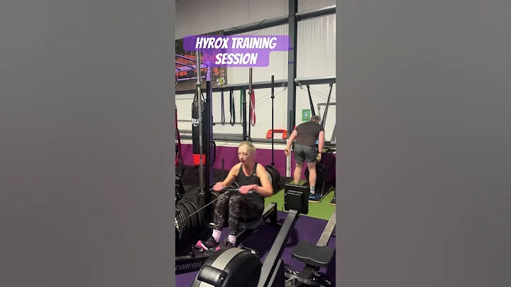 Big late December Hyrox session. You go, I go! Subscribe for more. #hyroxtraining