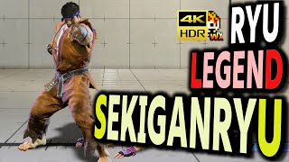 SF6: Sekiganryu  Ryu Legend  VS Rashid | sf6 4K Street Fighter 6