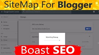 Boast SEO of Blogger-How to Add Site Map for blogger
