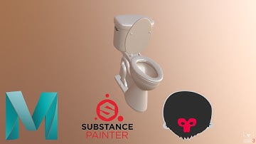 Autodesk Maya Toilet Speed Model