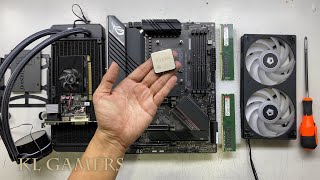 AMD Ryzen 9 3950X ASUS ROG STRIX B550-XE GAMING WIFI NVDIA GeForce GT710 Workstation PC Build