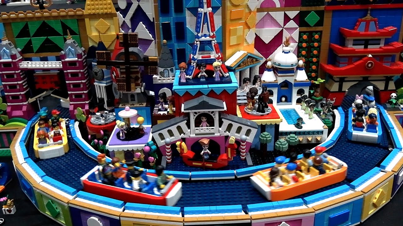 Disney It's A Small World Motorized LEGO Ride