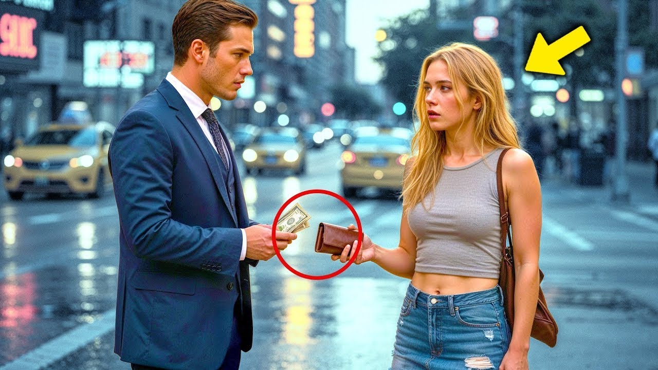 ELLA DEVOLVIÓ UNA CARTERA SIN TOMAR UN CENTAVO... DESCUBRIÓ QUE ERA DE UN MILLONARIO Y SE ENAMORÓ...