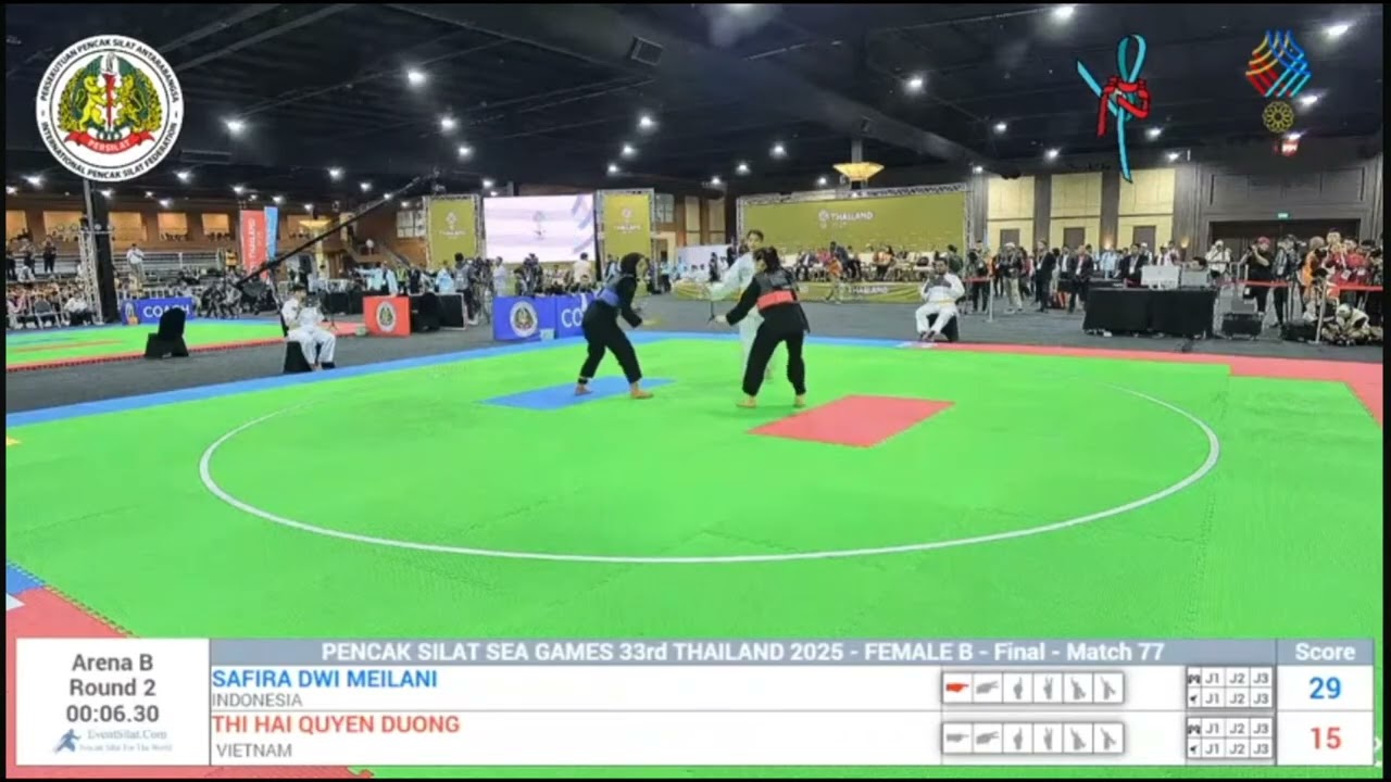 Medali emas Safira Seagames Thailand 2025