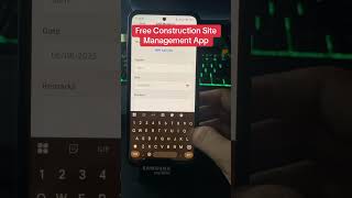 Free Construction Site Management App screenshot 1