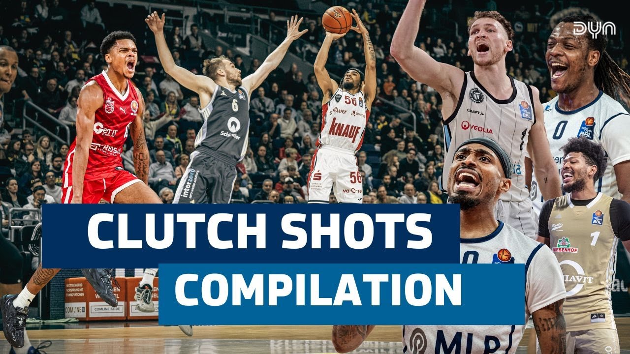 Clutch Shot Compilation 🔥⏳🏀 easyCredit BBL 2024/25 | Dyn Basketball